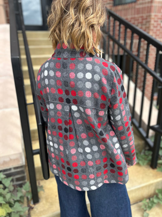 Shana Dot Button Jacket