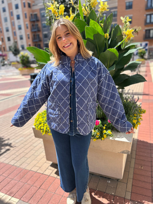 Habitat Denim Quilt Jacket