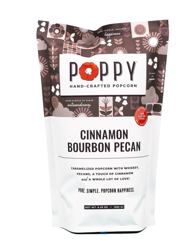 Cinnamon bourbon pecan popcorn