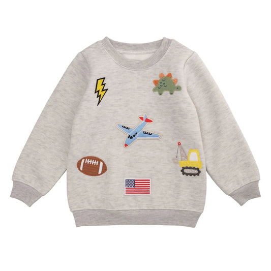 MP All Boy Patch Sweatshirt, small