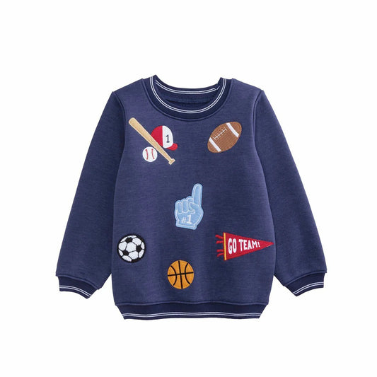MP Sports Patch Sweatshirt, med