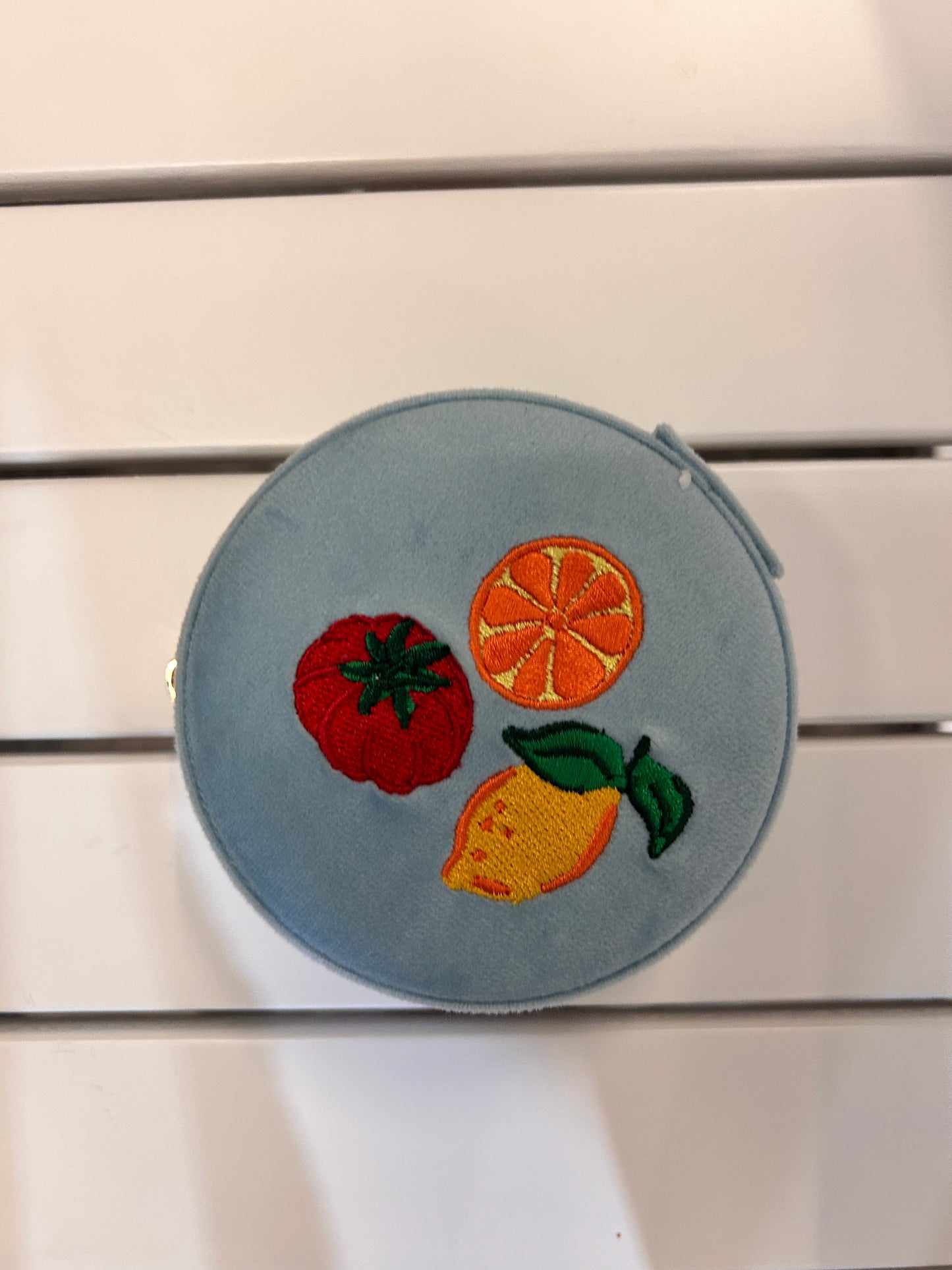 Round Velvet Jewelry Case