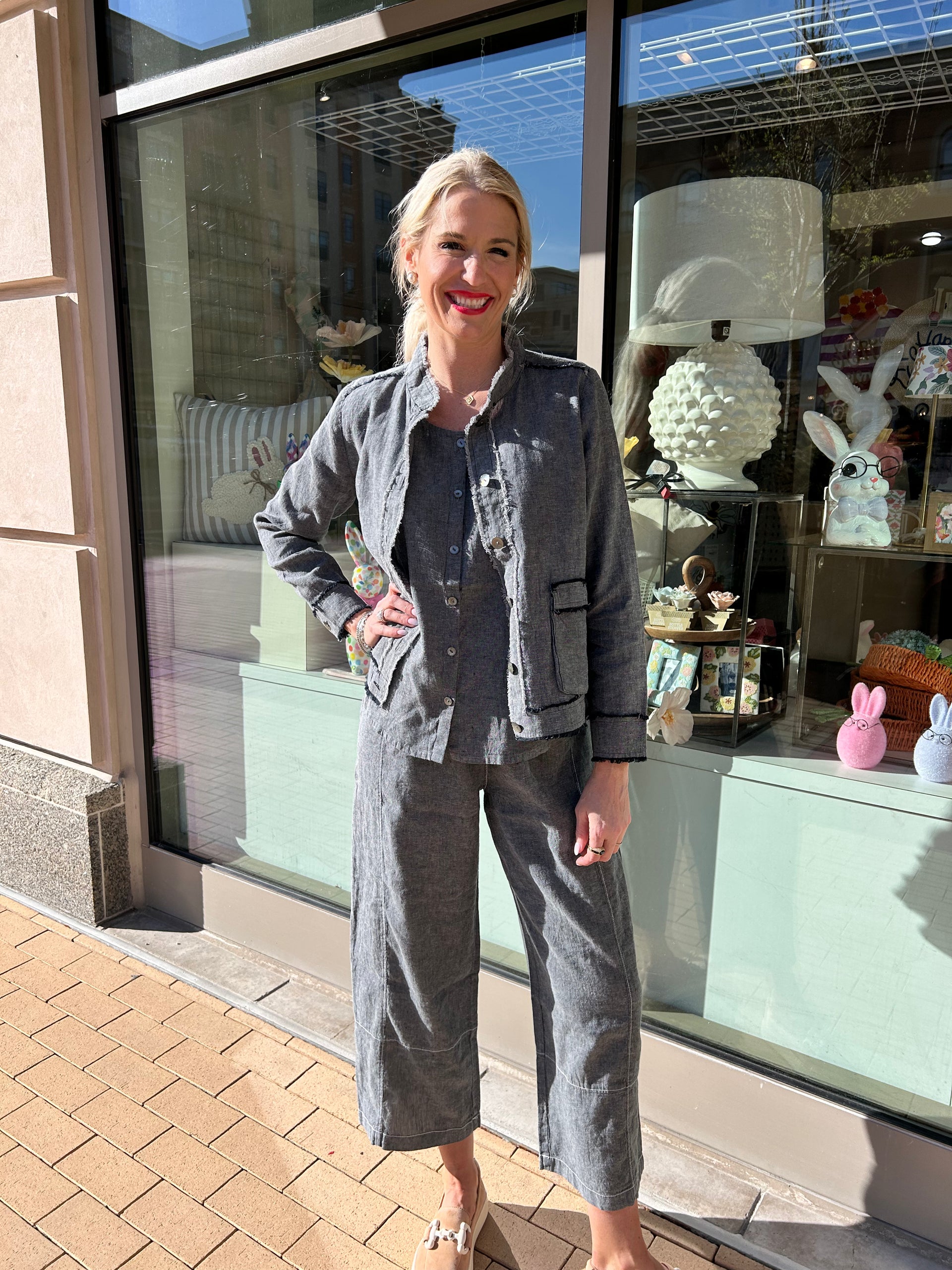 Habitat Linen Summer Breeze Jacket – Linden Tree