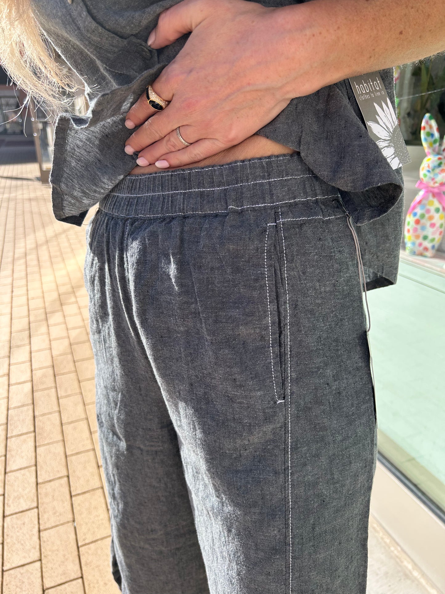 Habitat Linen Pleat Capri