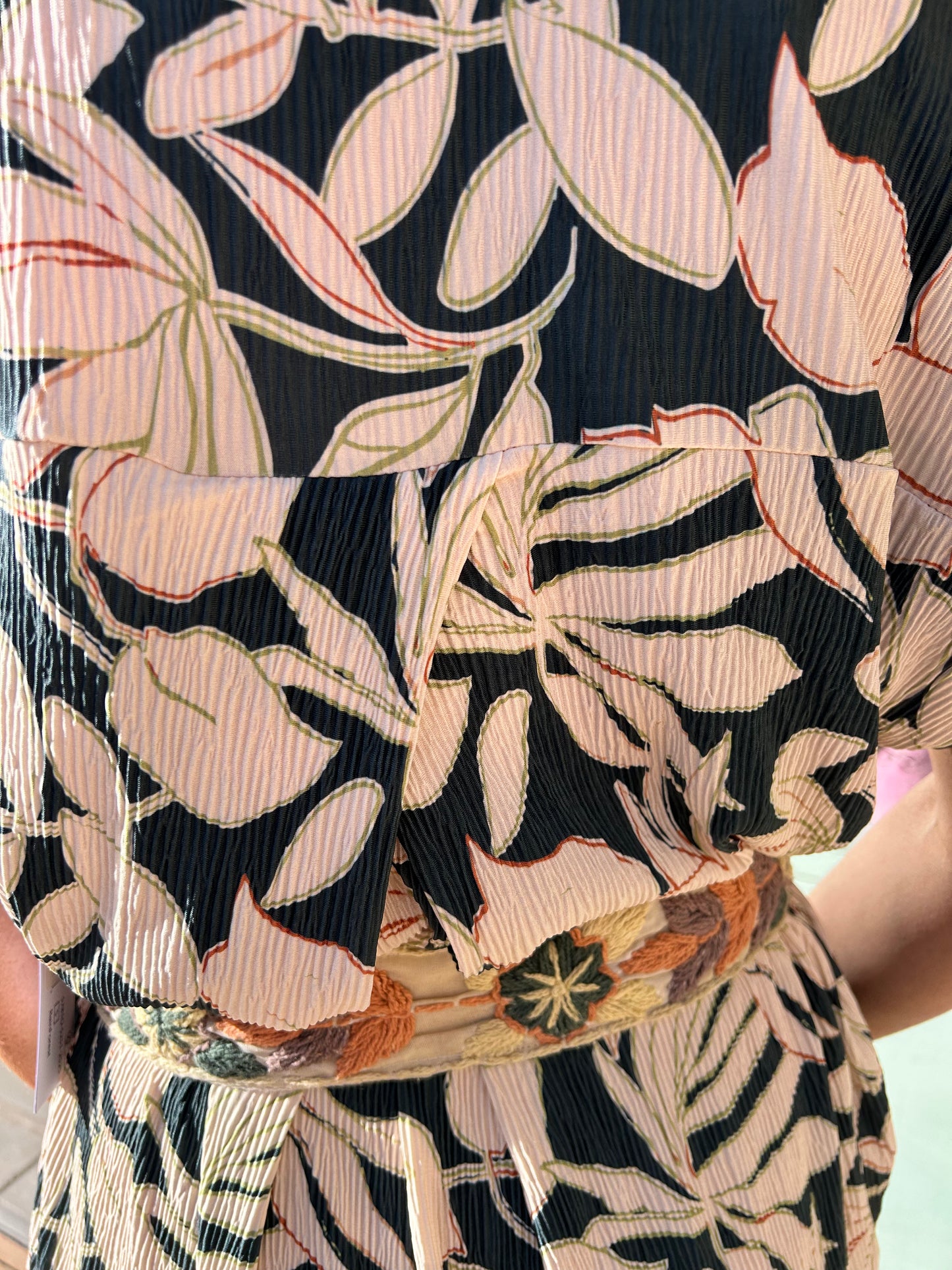 Tribal Floral Knit Dress