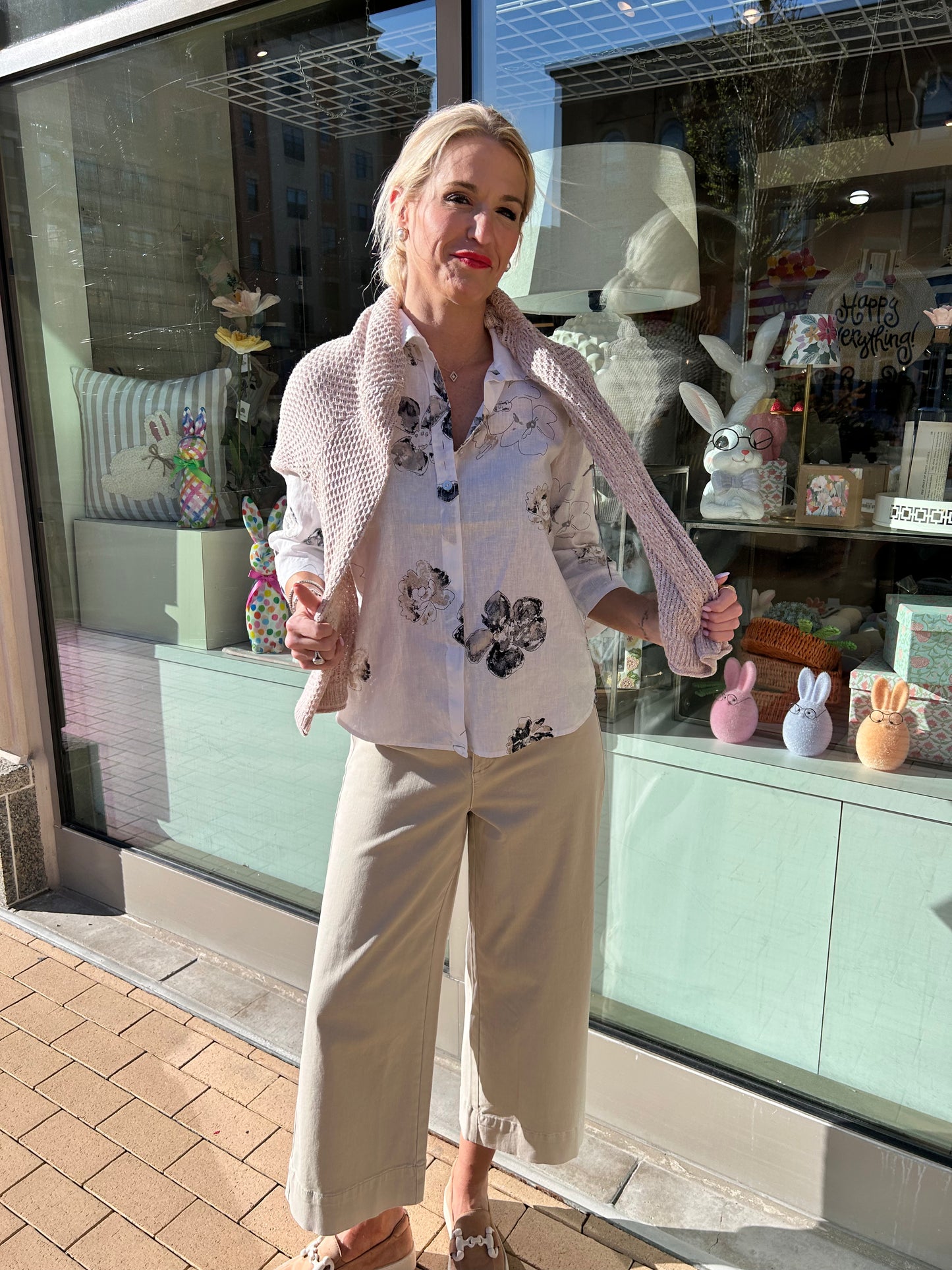 Habitat Linen Floral Swing Shirt