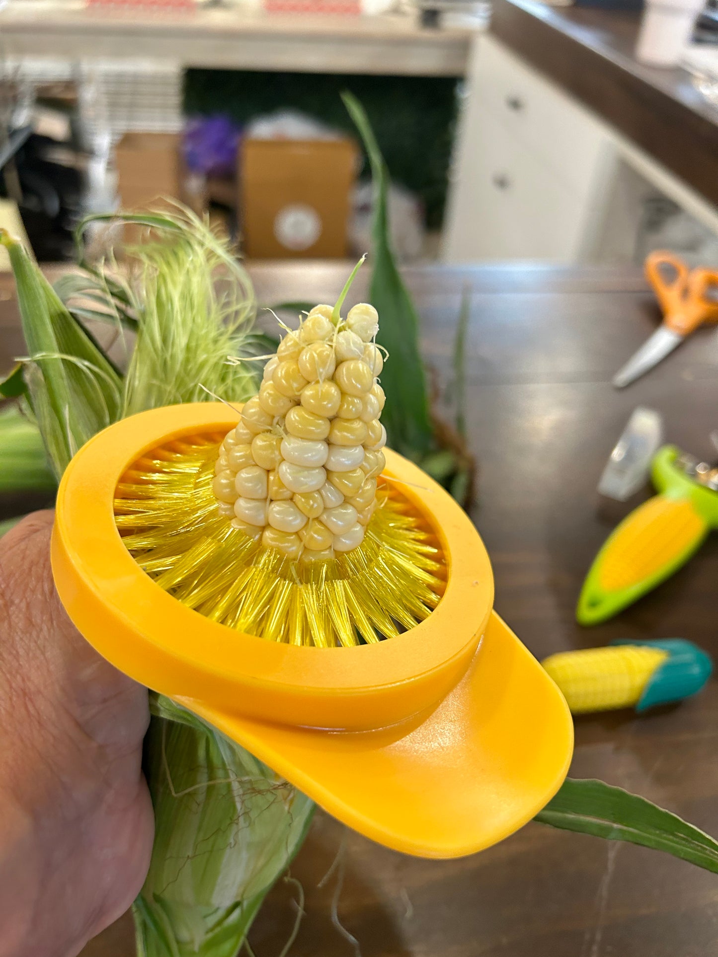 Corn De-Silking Brush