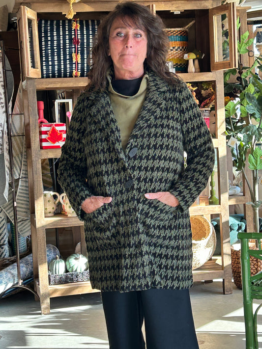 Habitat Houndstooth Coat