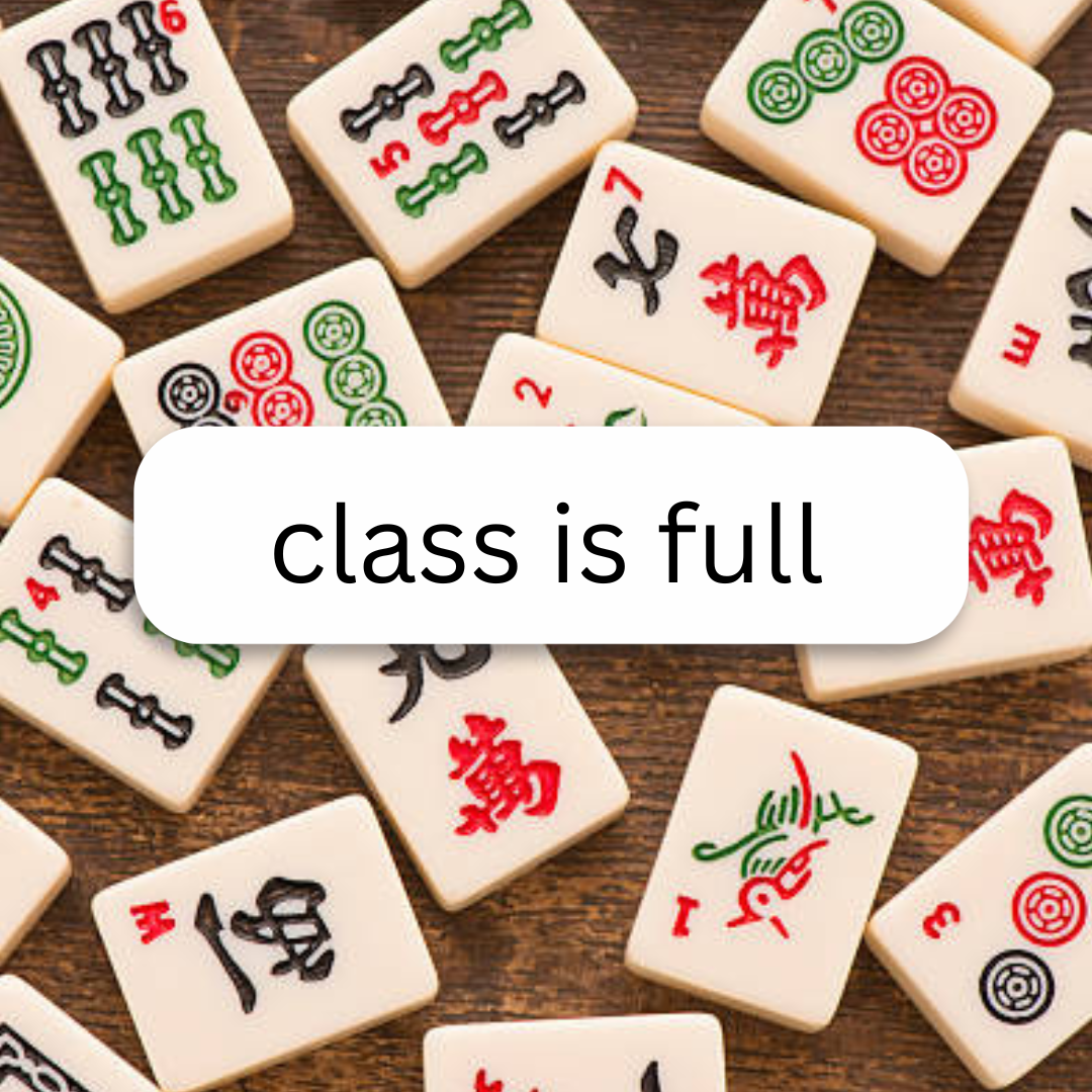 Mahjong Class February 18 and 19, 2025