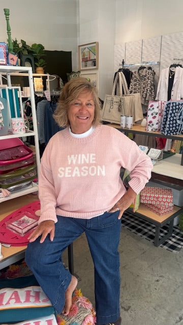 Panache Light Pink Wine Season Lightweight Sweater