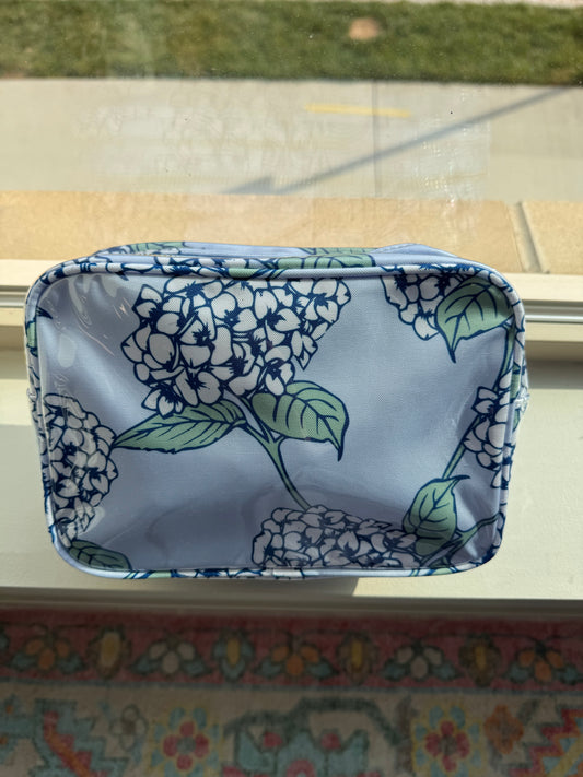 Hydrangea Cosmetic Bag