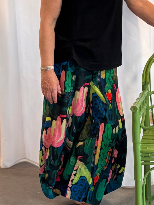 Shana Printed Lantern Pants