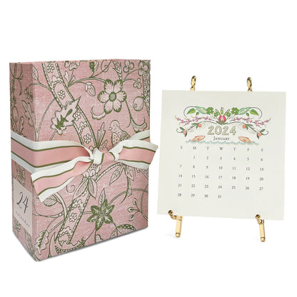 Karen Adams Desk Calendar Set for 2024