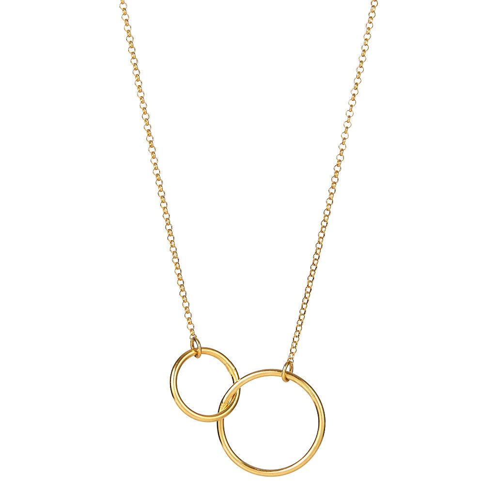 EBass Double Ring Necklace
