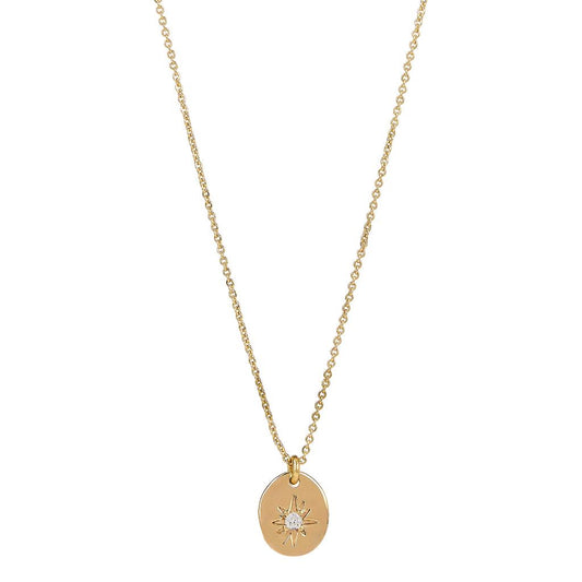 EBass Starburst Coin Necklace