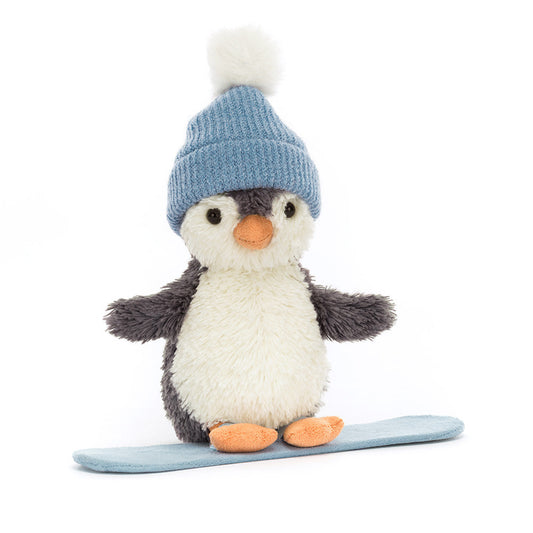 Jellycat Amuseables Peanut Penguin Snowboarding Small