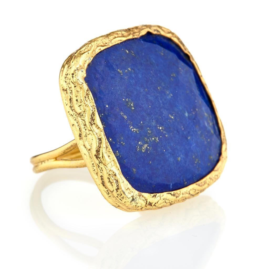 EBass Sapphire Large Square Gemstone Ring