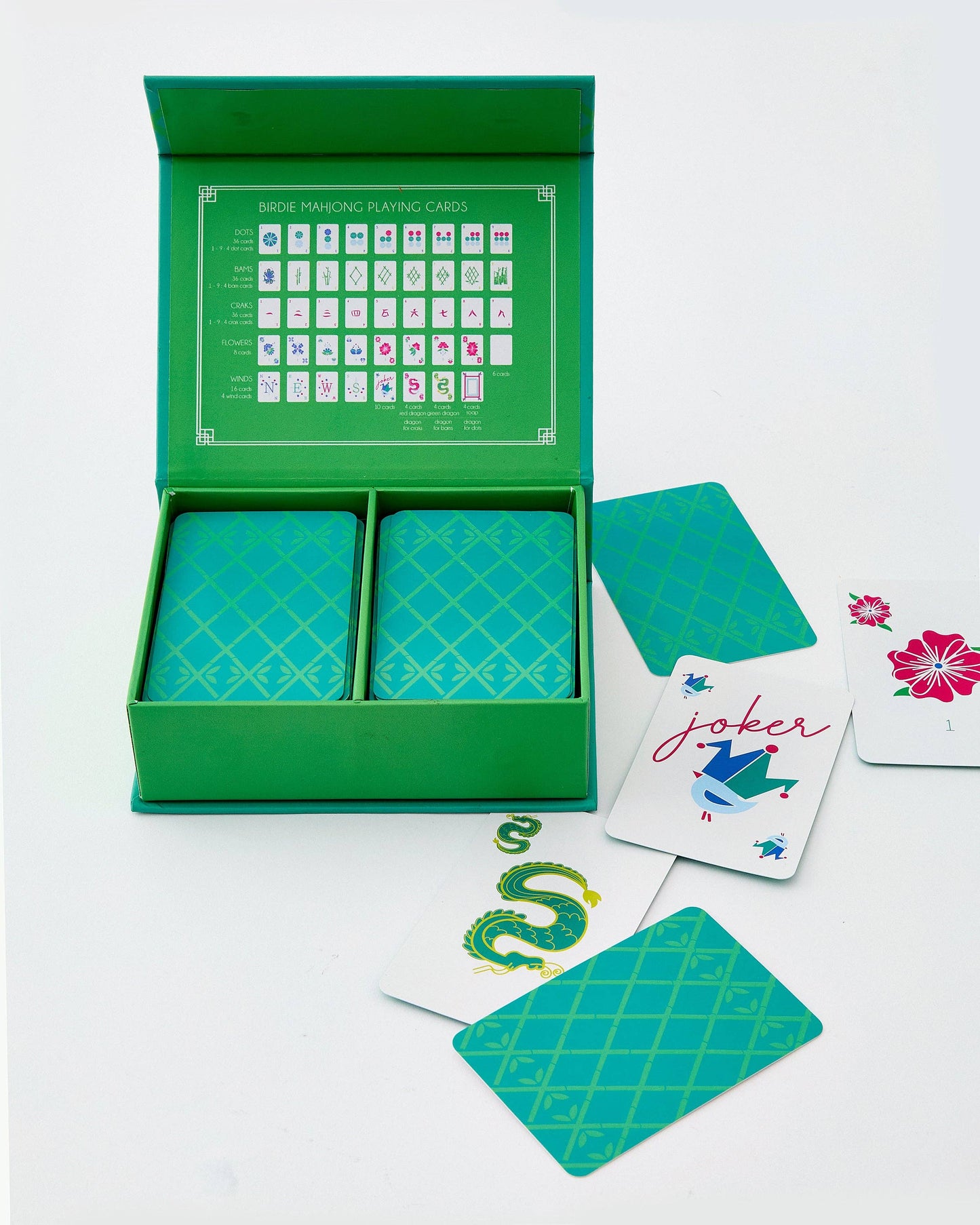 Oh My Mahjong Birdie Mahjong Playing Cards