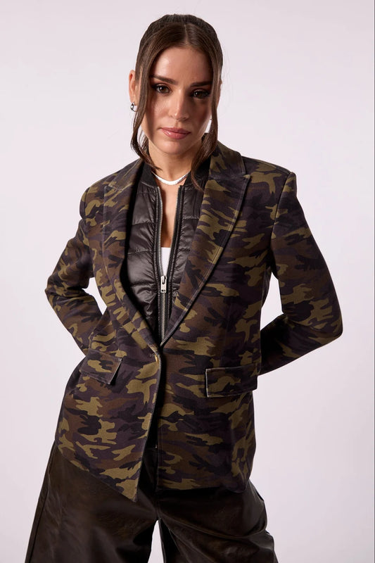Blue Revival Camo Helen Fireside Blazer
