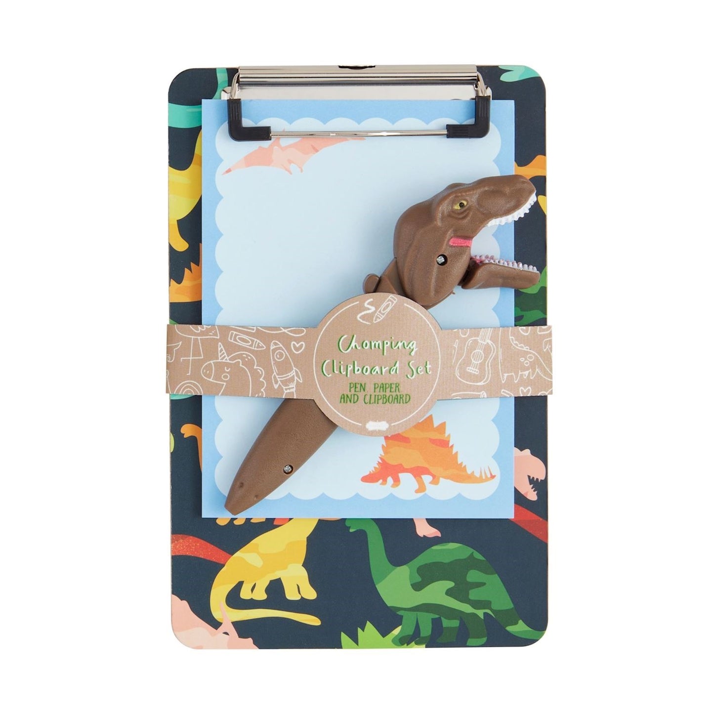 Dino Clip Board Set