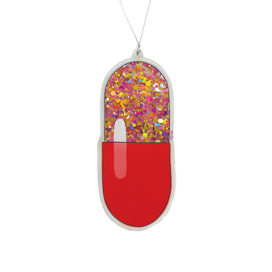 Chill Pill Christmas Ornament