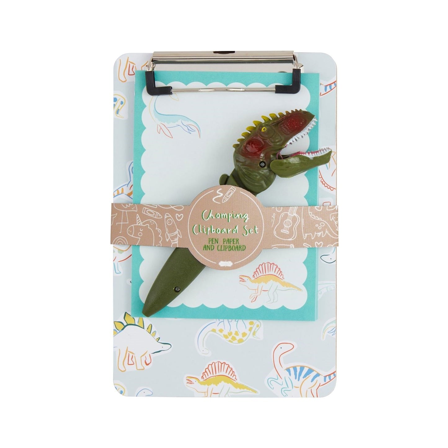 Dino Clip Board Set