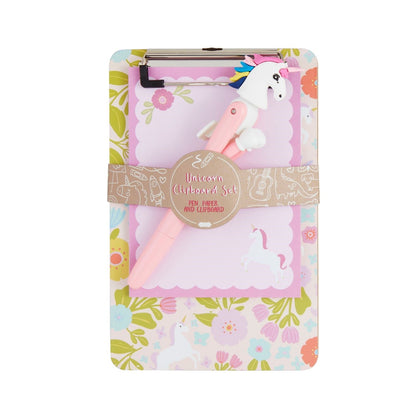 Unicorn Clip Board Set