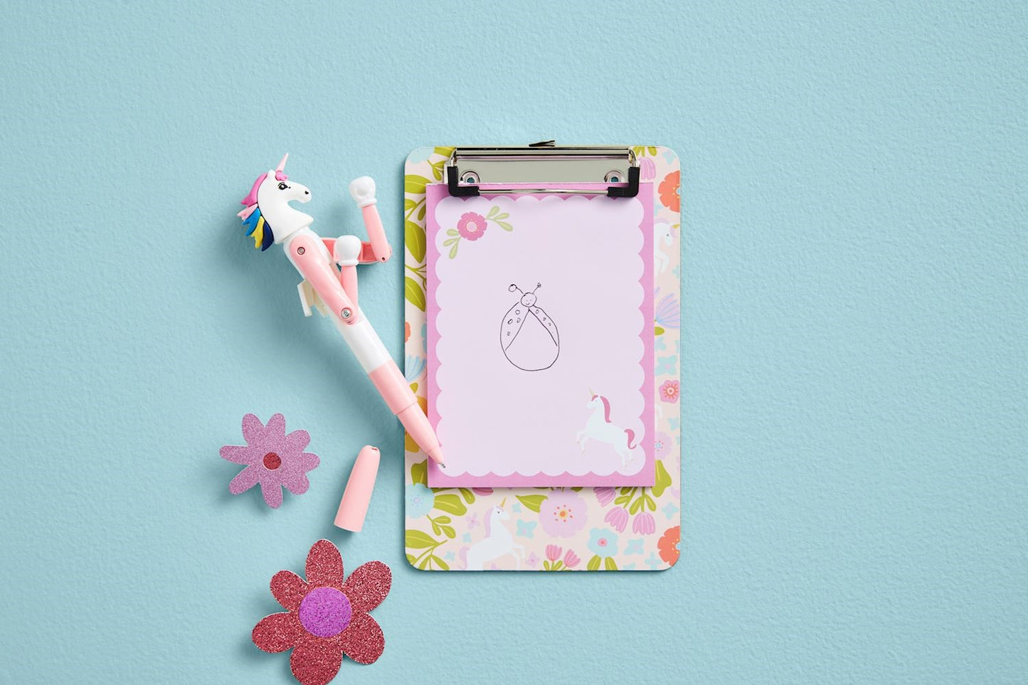 Unicorn Clip Board Set