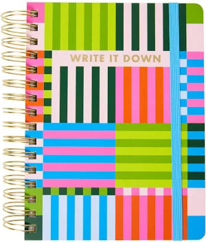 Bold Stripe Wire Journal